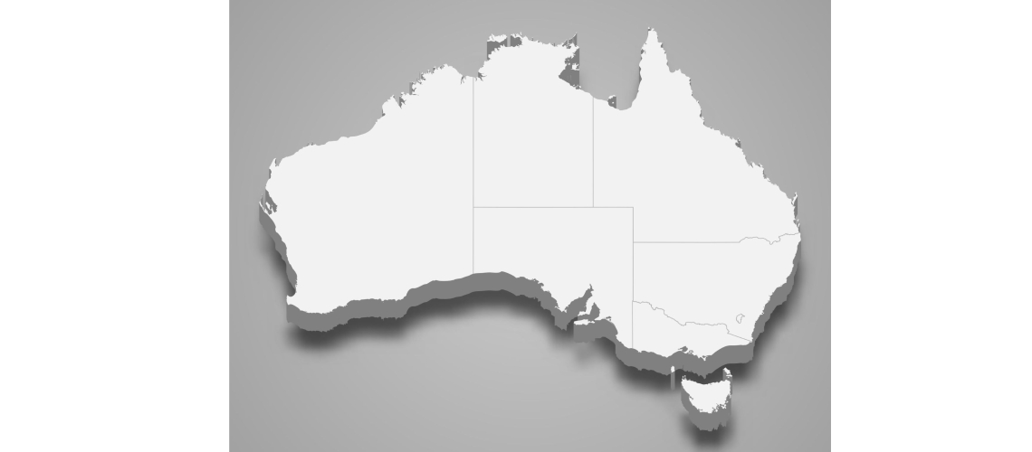 Kaart van Australië